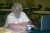 Trudy Wasson at computer
